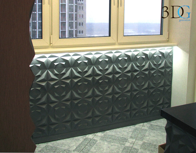 3d панели на балконе