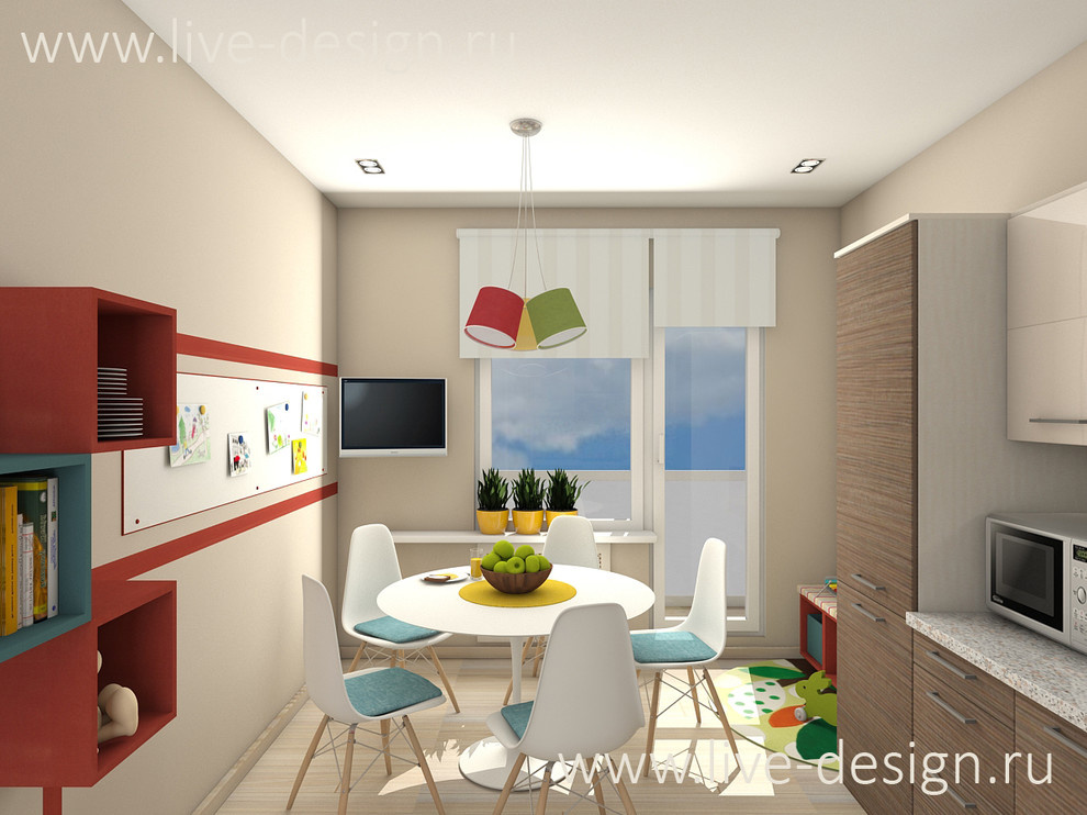 Обложка проекта: Кухня во Всеволожске для молодой семьи с тремя малышами