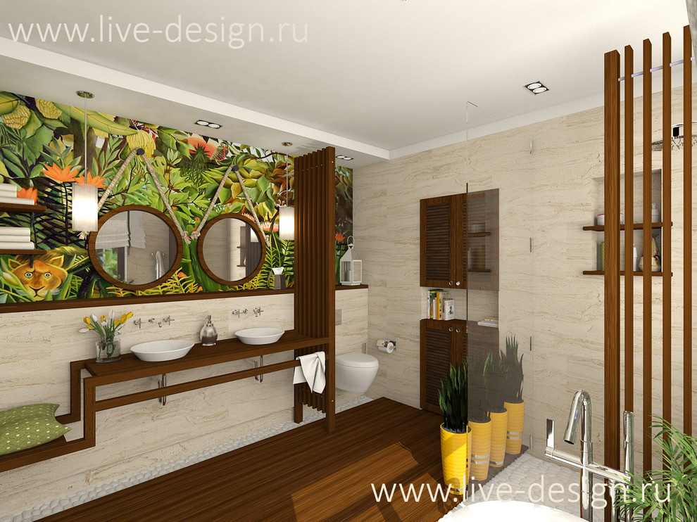 Обложка проекта: Ванная комната в загородном доме под Гатчиной