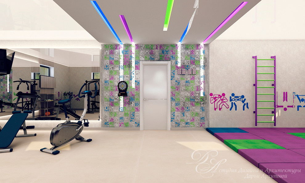 Обложка проекта: Здоровый дух в спортивном доме_Спортзал