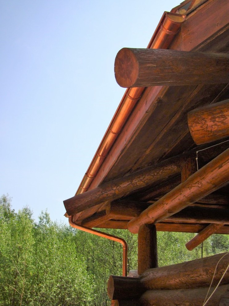 Фасад и кровля из дранки