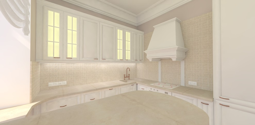 Пыльная роза. Дизайн-проект интерьеров квартиры в историческом центре Москвы.