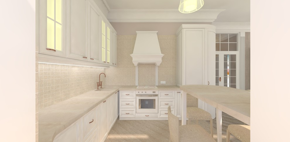 Пыльная роза. Дизайн-проект интерьеров квартиры в историческом центре Москвы.