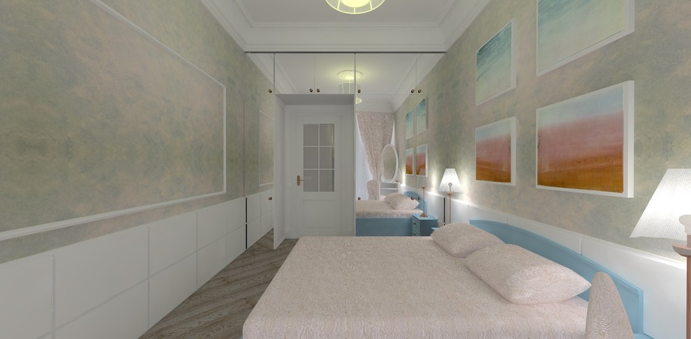 Пыльная роза. Дизайн-проект интерьеров квартиры в историческом центре Москвы.