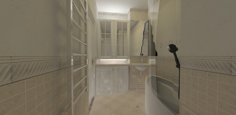 Пыльная роза. Дизайн-проект интерьеров квартиры в историческом центре Москвы.