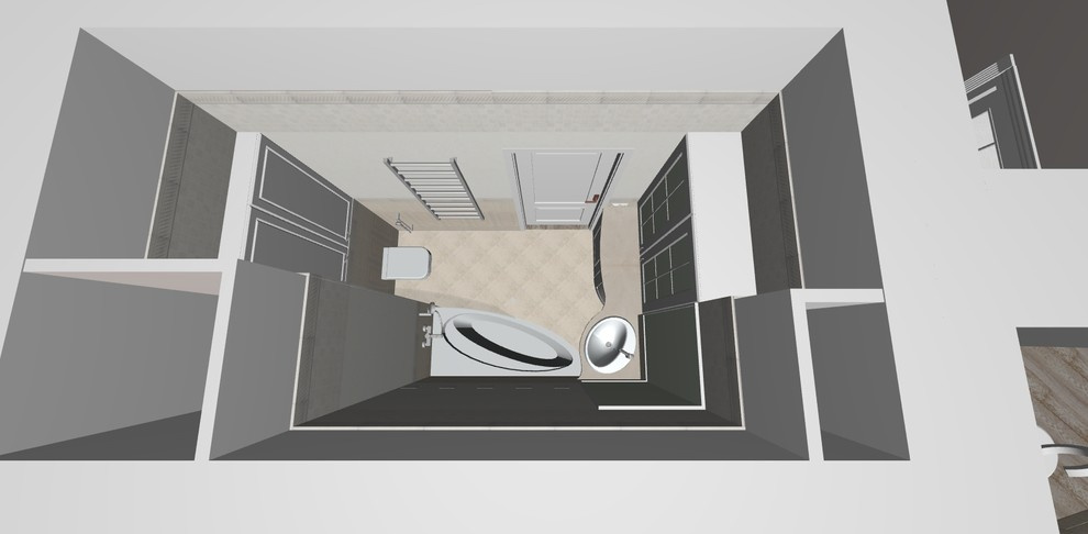 Пыльная роза. Дизайн-проект интерьеров квартиры в историческом центре Москвы.