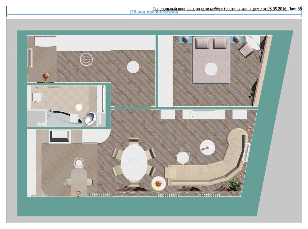 Пыльная роза. Дизайн-проект интерьеров квартиры в историческом центре Москвы.
