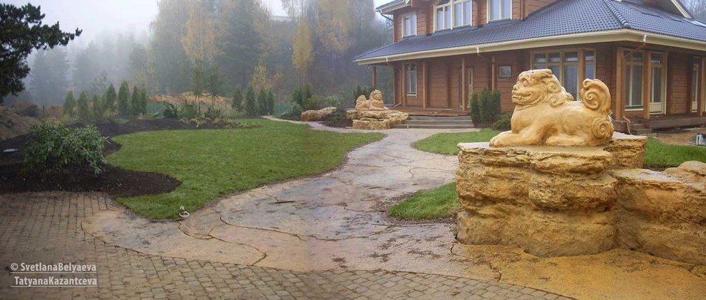 Ландшафт и Дом в Восточном стиле
