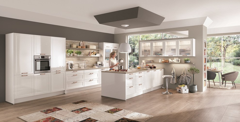 Кухня с медным акцентом