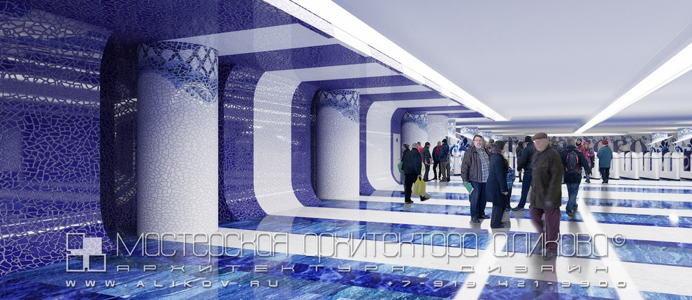 Станция метро "ТЕРЕХОВО". Конкурсный проект