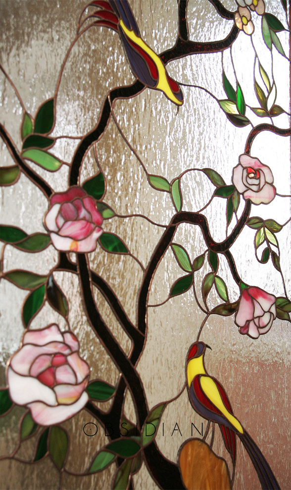 Витражи  " Азиатский стиль"