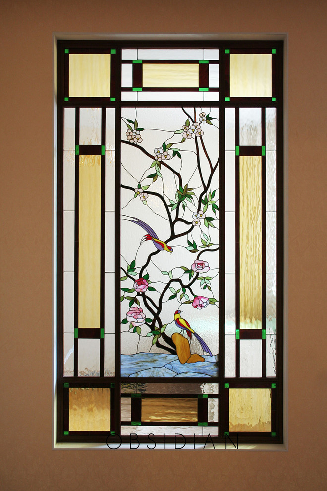 Витражи  " Азиатский стиль"