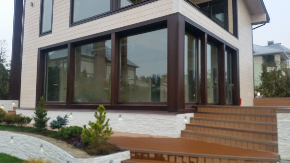 Остекление Бани и пространства для фитнеса