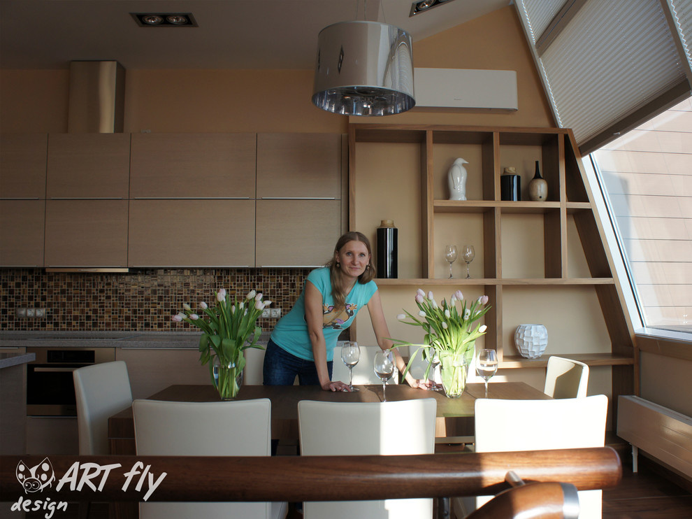 Проект двухуровневого пентхауса в ЖК "Well House". Вторая версия. 200 кв.м.