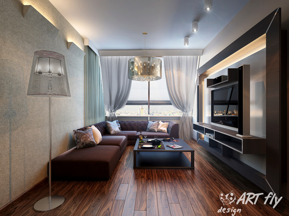 Проект двухуровневого пентхауса в ЖК "Well House". Вторая версия. 200 кв.м.