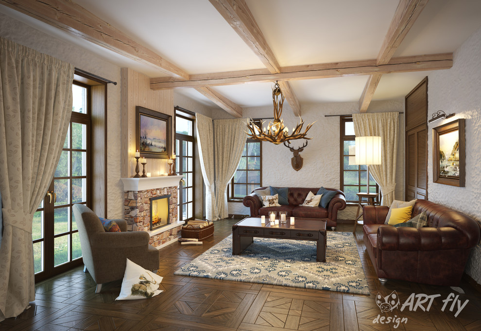 Проект коттеджа в стиле Traditional Chalet