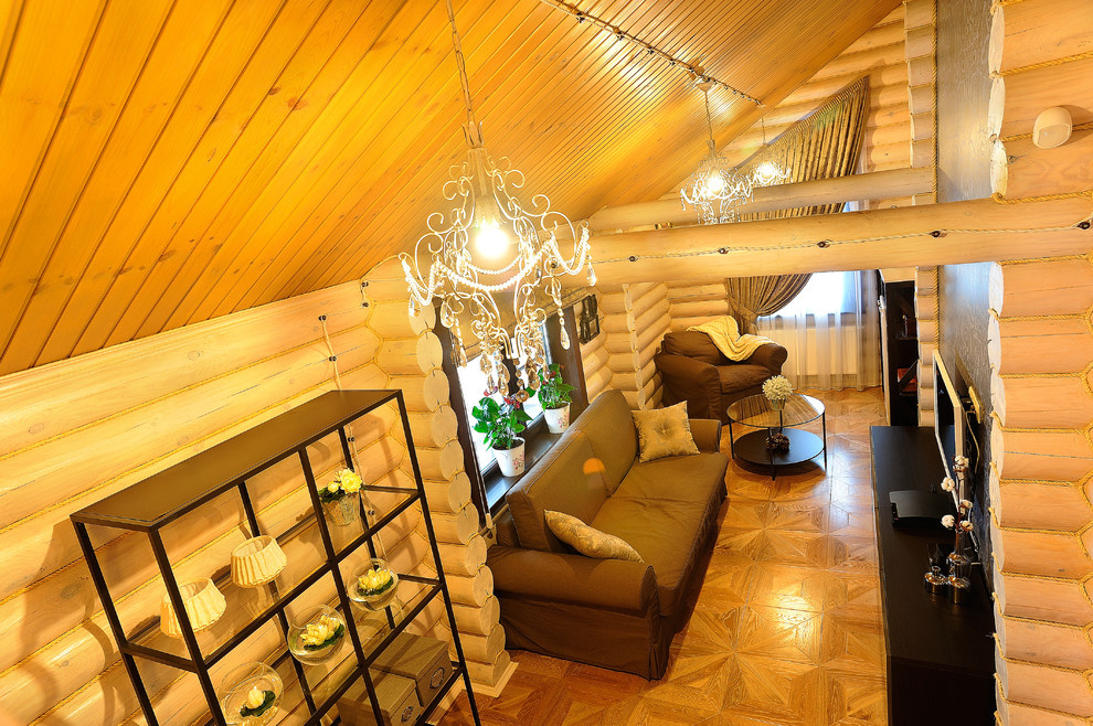 Бревенчатый дом для гостей