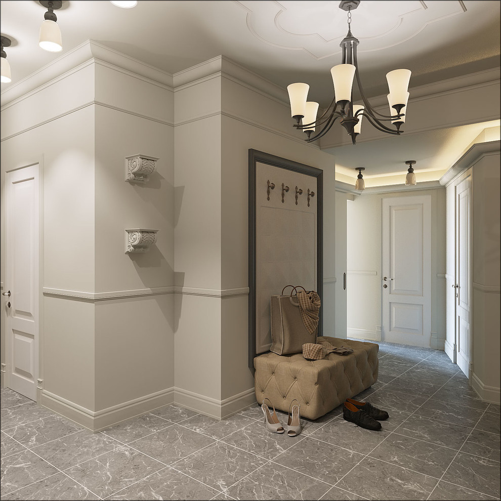 Интерьер квартиры в классическом стиле.