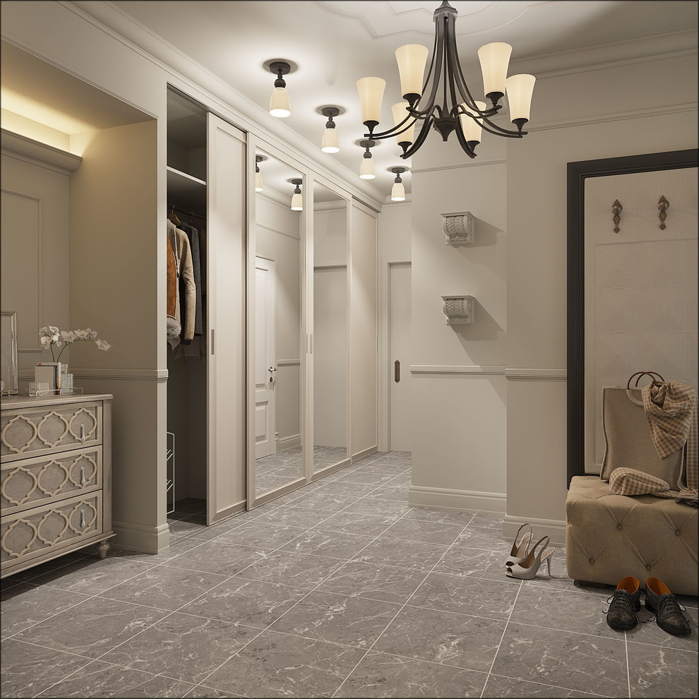 Интерьер квартиры в классическом стиле.