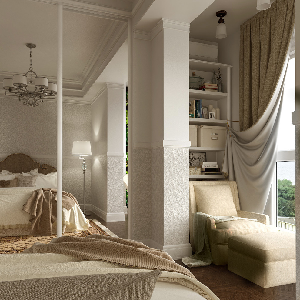 Интерьер квартиры в классическом стиле.