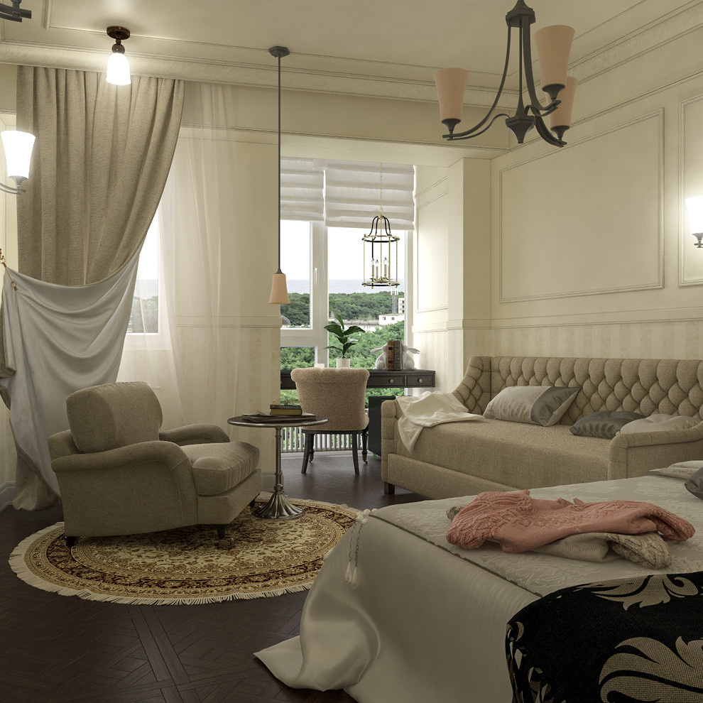 Интерьер квартиры в классическом стиле.