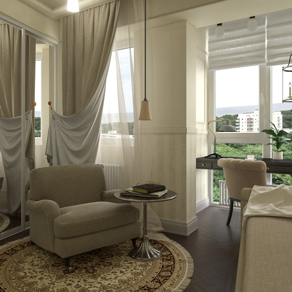 Интерьер квартиры в классическом стиле.