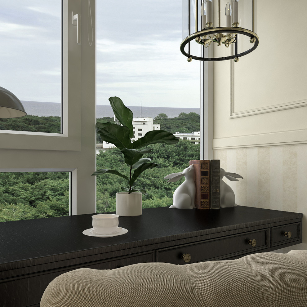 Интерьер квартиры в классическом стиле.