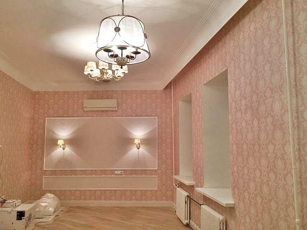 Пыльная роза. Дизайн-проект интерьеров квартиры в историческом центре Москвы.