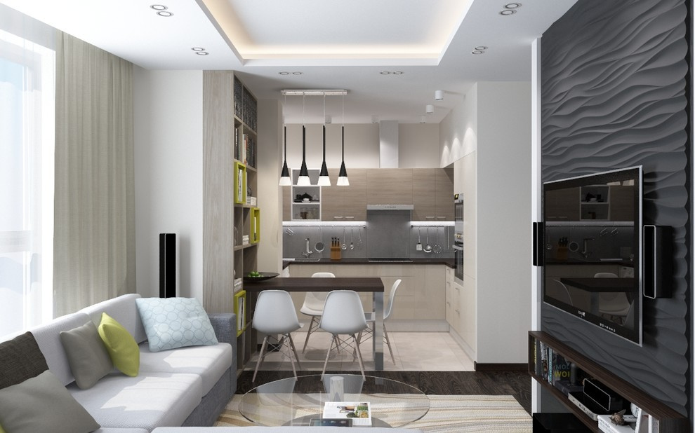 Открытая планировка. Студия