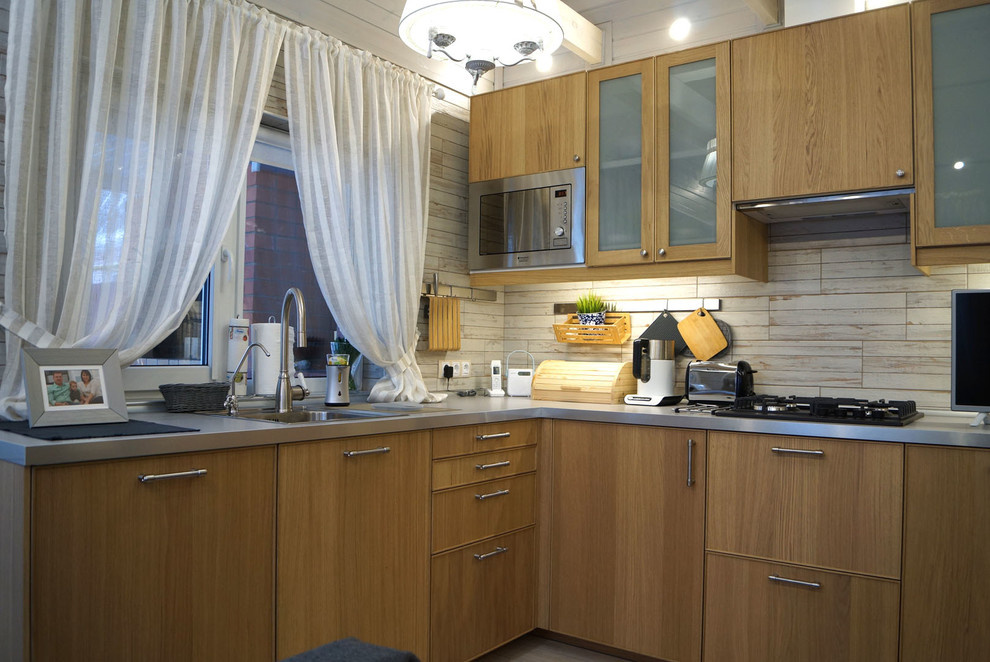 Гостевой дом с сауной "White/grey/wood"