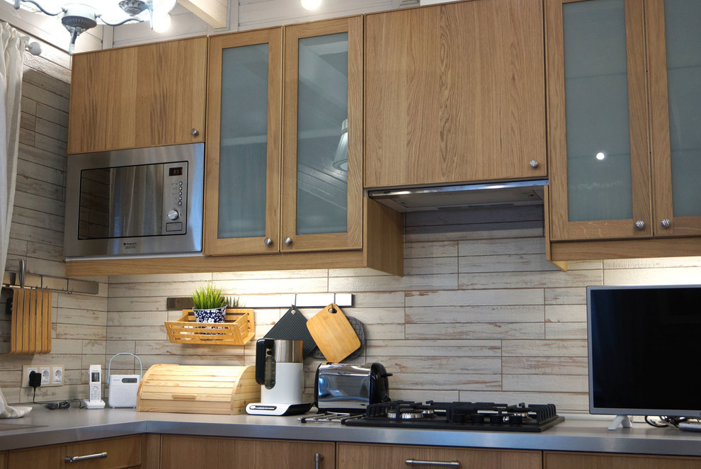 Гостевой дом с сауной "White/grey/wood"