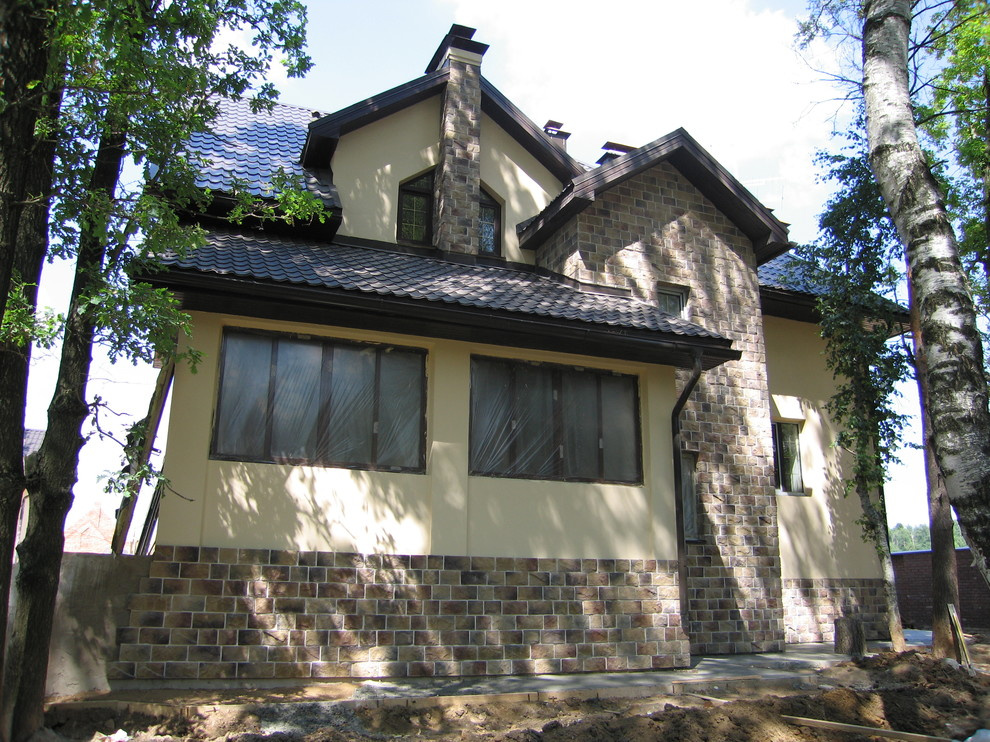 Искусственный камень в экстерьере