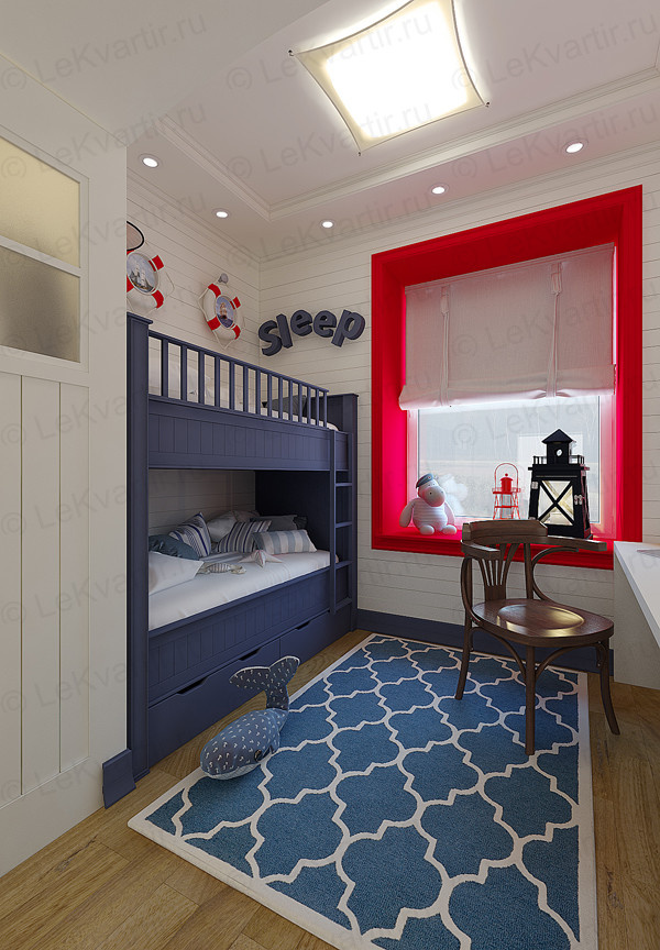 Квартира на Октябрьской набережной (визуализация)