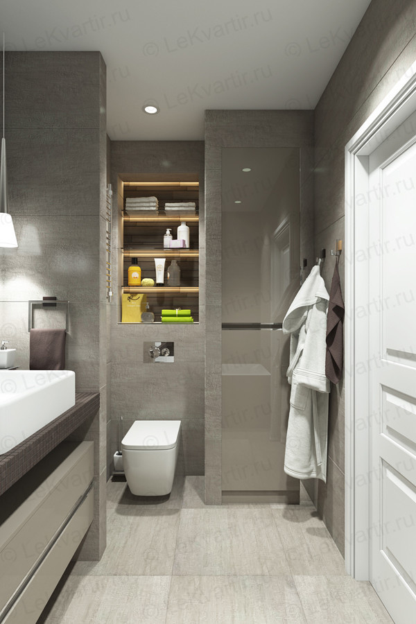 Квартира на Октябрьской набережной (визуализация)