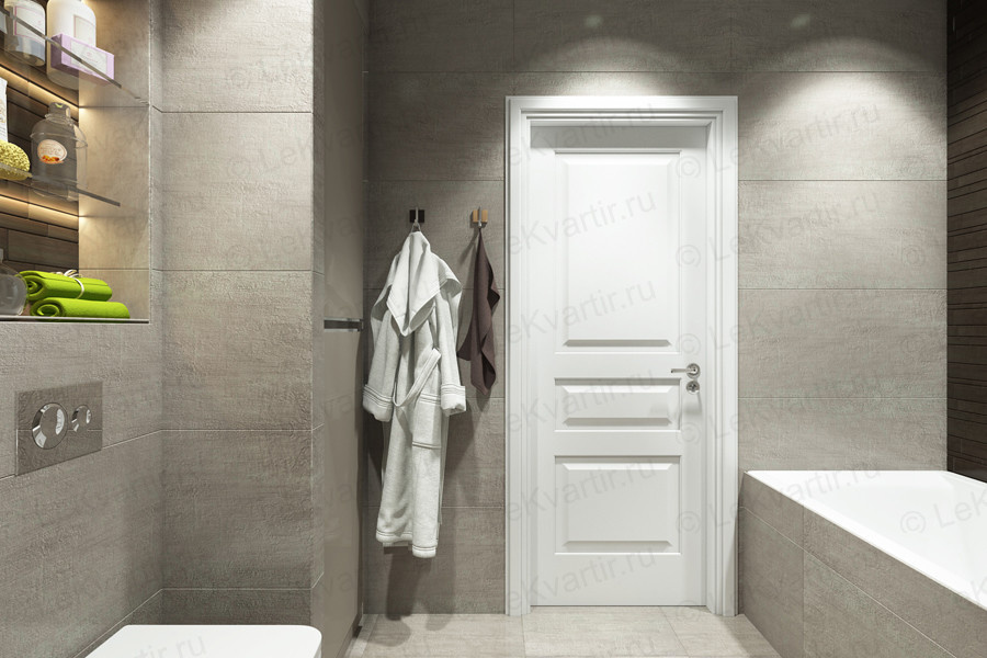 Квартира на Октябрьской набережной (визуализация)