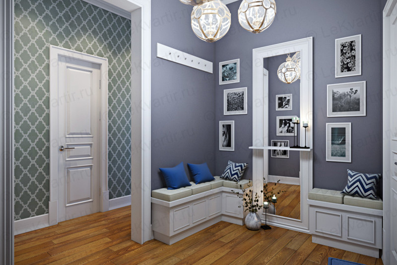 Обложка проекта: Квартира на Октябрьской набережной (визуализация)