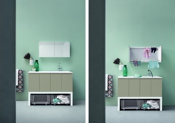 Удобные и продуманные постирочные!