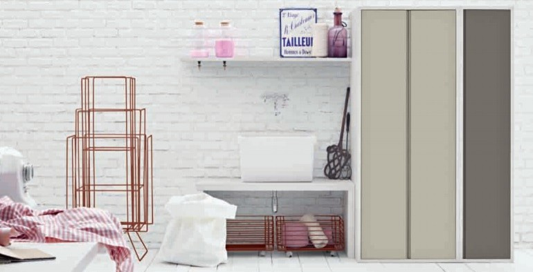 Удобные и продуманные постирочные!