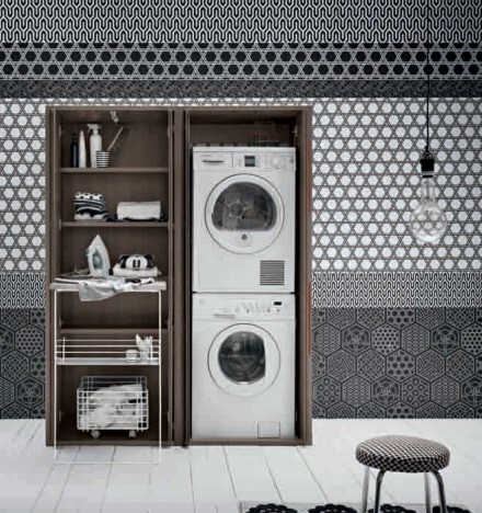 Удобные и продуманные постирочные!