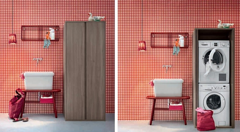 Удобные и продуманные постирочные!