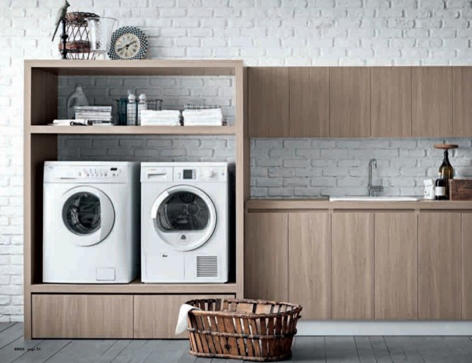 Удобные и продуманные постирочные!