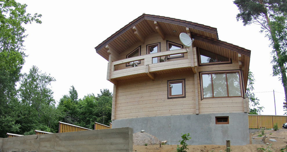 Обложка проекта: Баня из клееного бруса