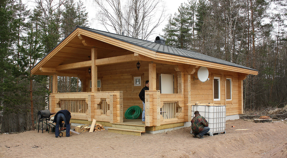 Баня на берегу Вуоксы