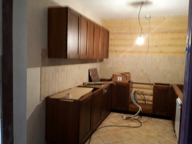 Кухня в охотничий домик