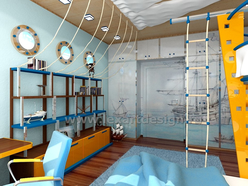 Павлово. Проект интерьера комнаты для мальчика.