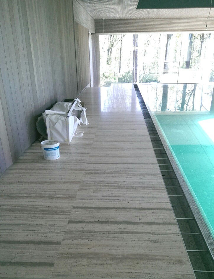 Travertine Silver