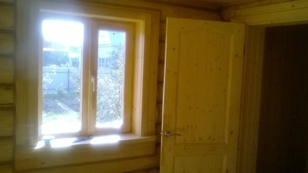 Баня из бревна