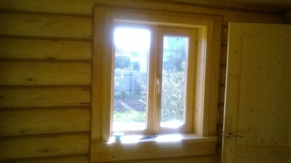 Баня из бревна