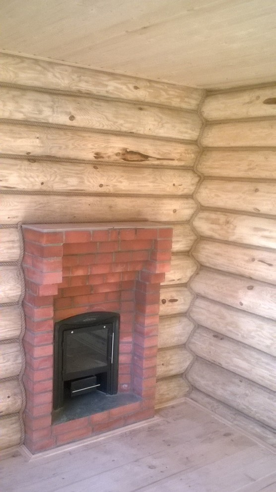 Баня из бревна