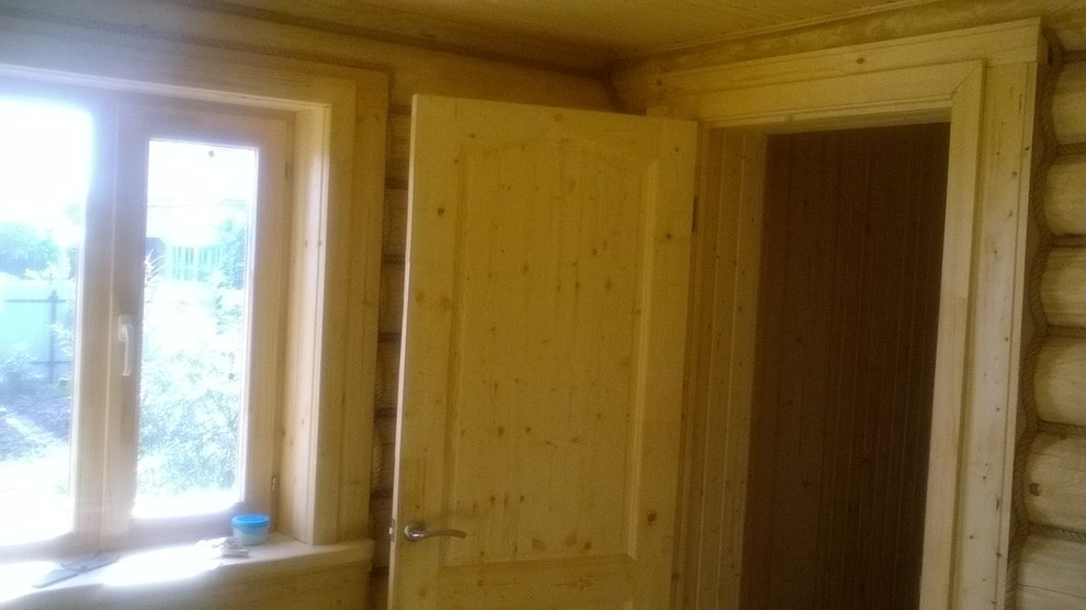 Баня из бревна